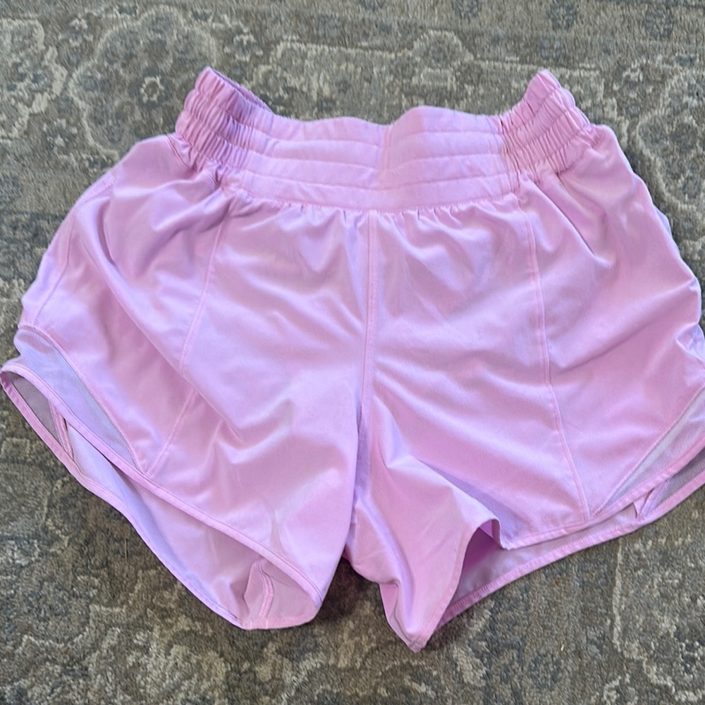 Lululemon Athletica Pink Athletic Shorts Lightweight Performance